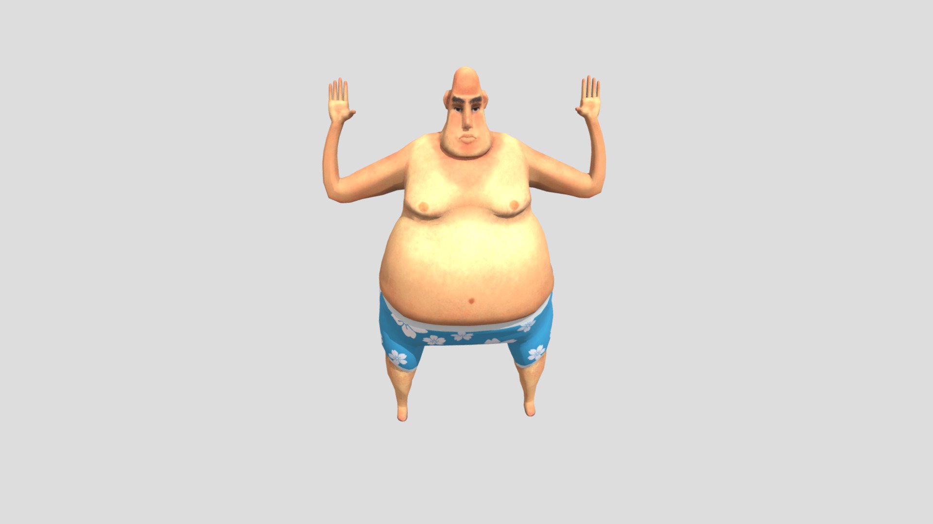 CharacterModelingProject-CHUMBO(Sunburn)