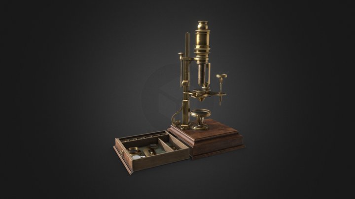Cuff Type Microscope (18th century) 3D Model
