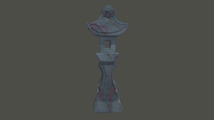 Japanese Statue 3D Model