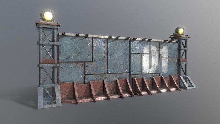 Iron Gate 3D Model