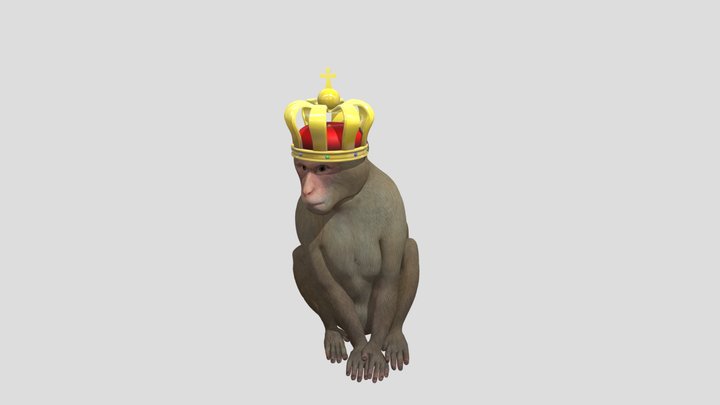 King Monkey 3D Model