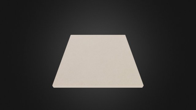 LSI Stone ROSAL CD WHITE 3D Model