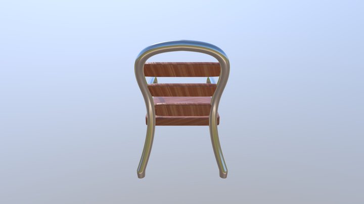 카페 의자 3D Model