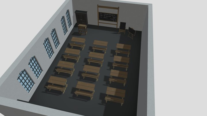 1900s classroom 3D Model