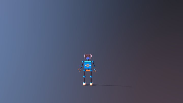 Robot Model Animation 3D Model