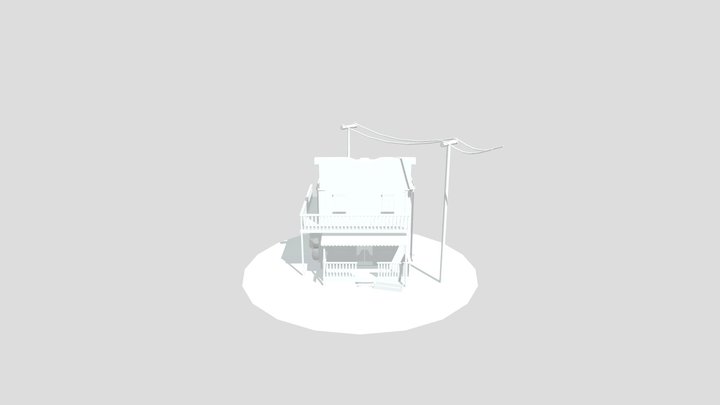 Unfished | Western Saloon 3D Model