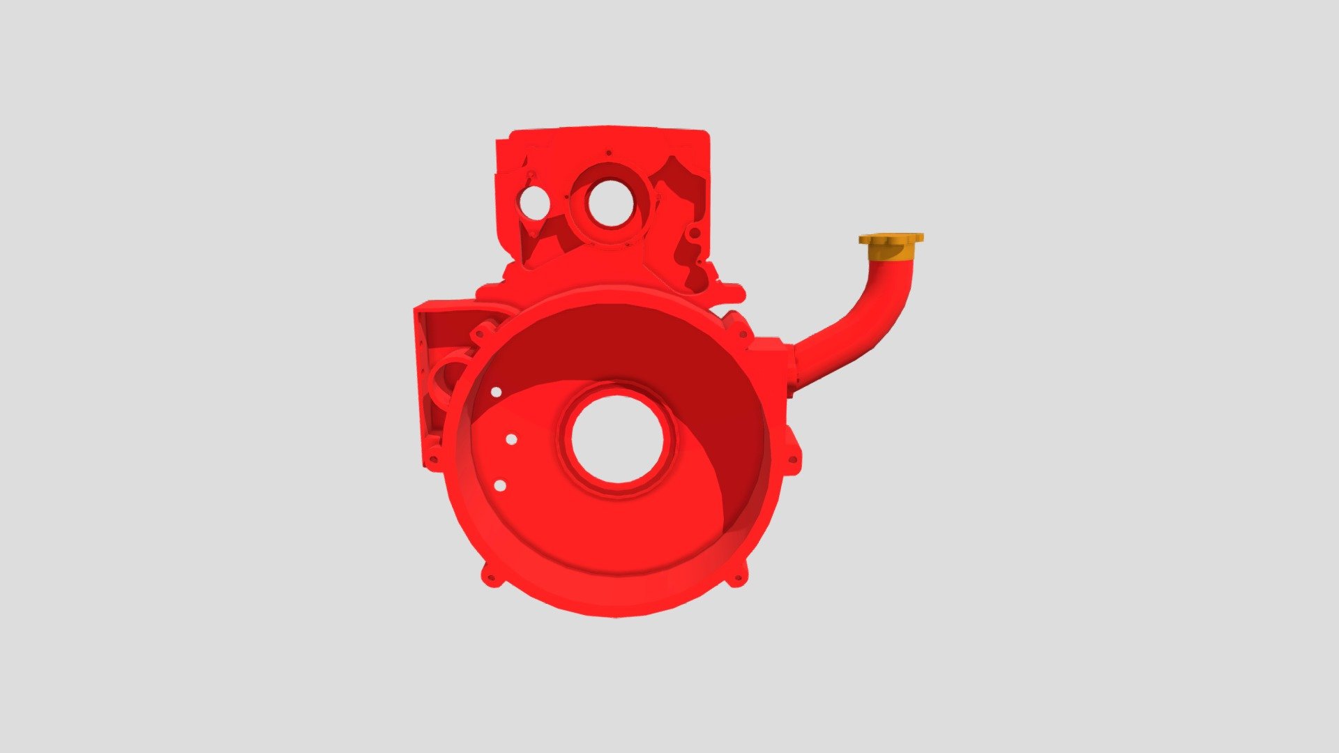 картер маховика - Download Free 3D model by ChB corp. (@chb2019artem