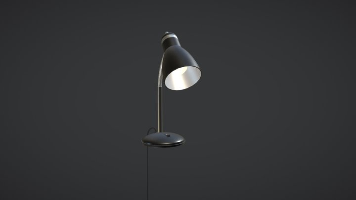 Office Desk Lamp 3D Model