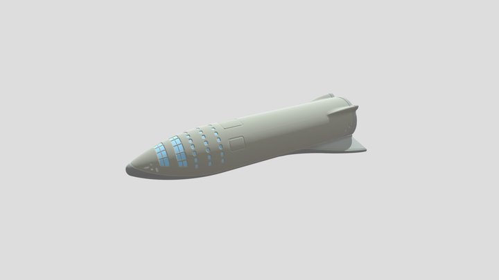 SpaceX BFR 3D Model