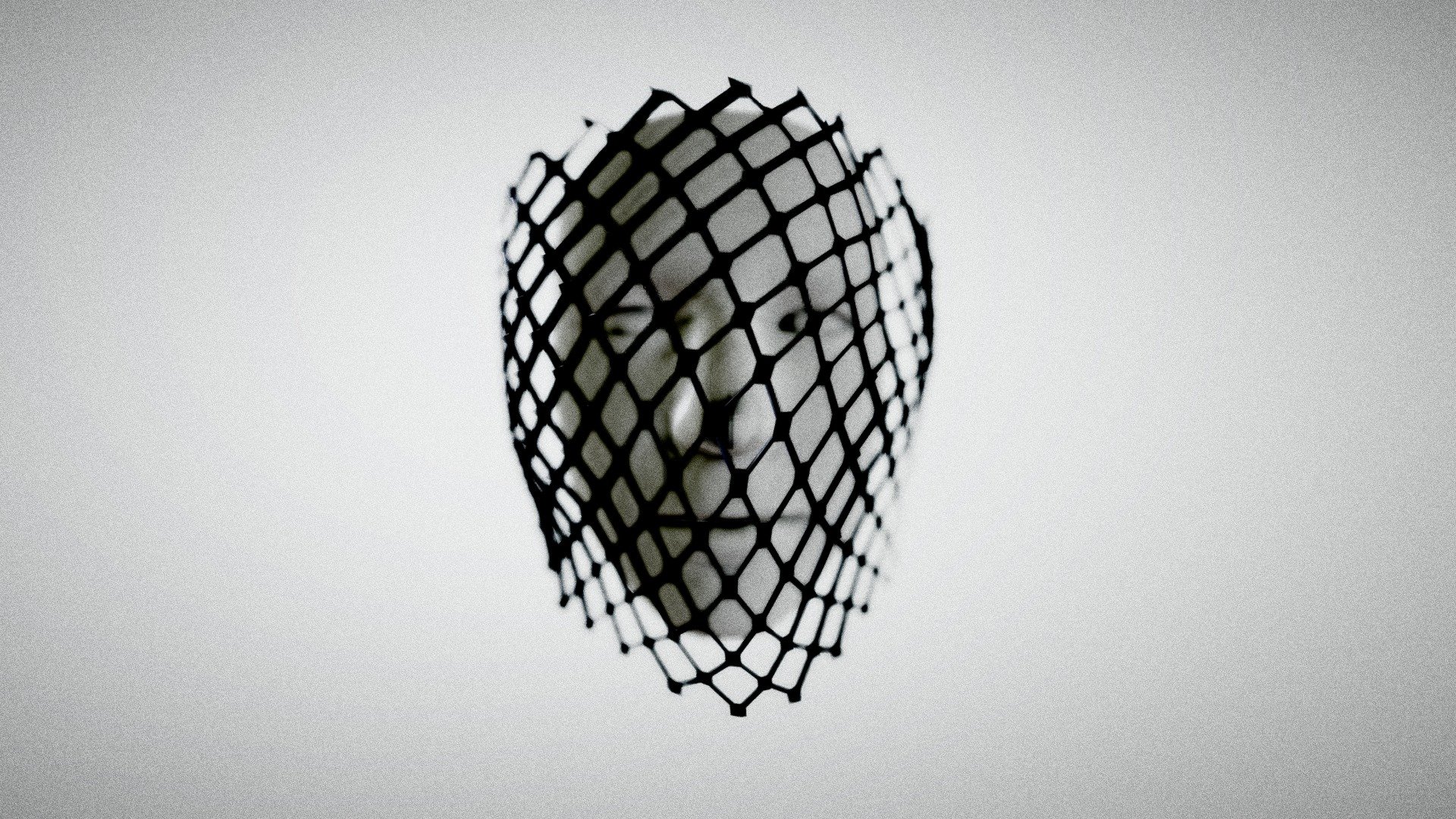 Black Mesh Veil