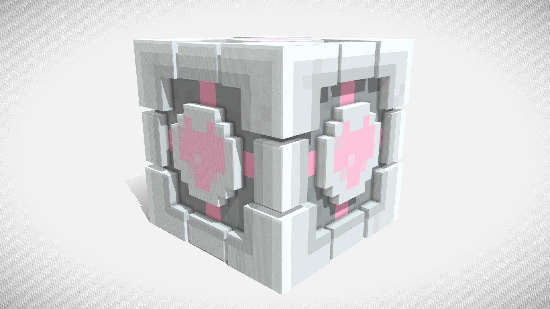 Companion cube — Sketchfab embed 3D viewer