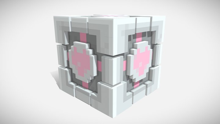 Companion cube 3D Model