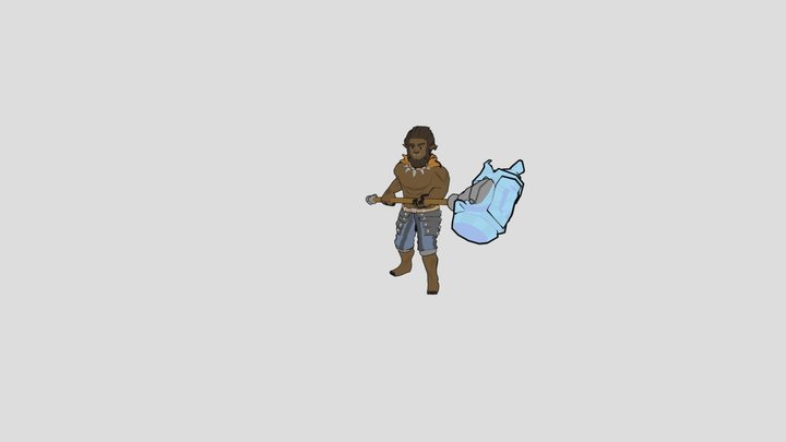 Zandek correct idle 3D Model