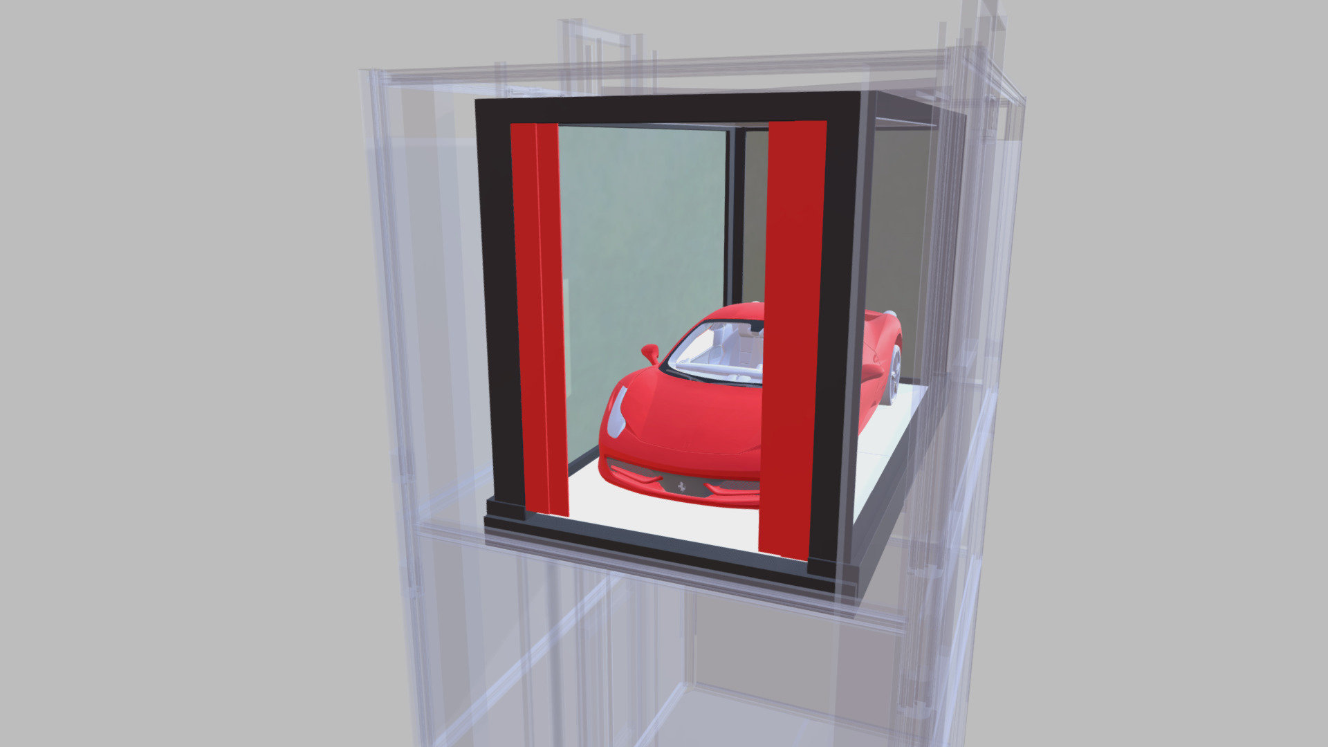 Car Elevator Wall (RITA - Green) - 3D Model By Kairoselevator [153d9cf ...