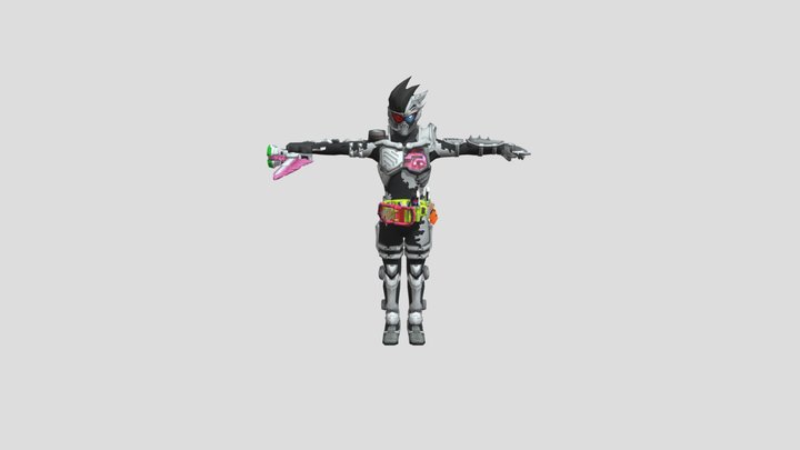 Kamen Rider Genm Zombie Gamer 3D Model