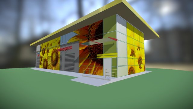 Autoservice 3D Model