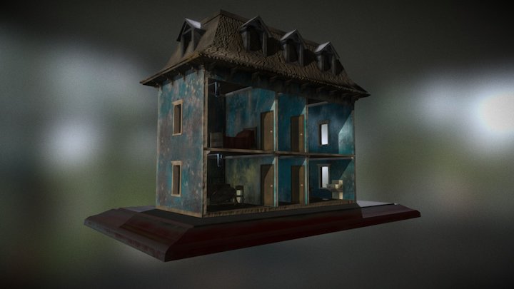 Old Creepy Doll House 3D Model