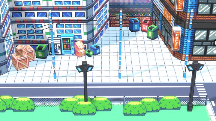 City Museria 5% 3D Model