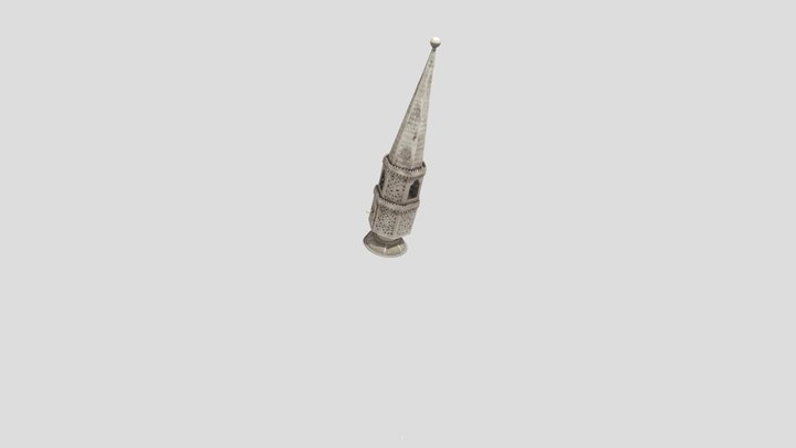 JM 415 Silver besamin 3D Model