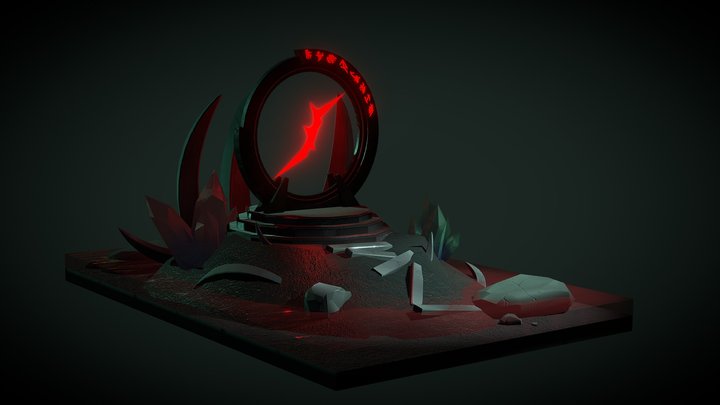 Environment Model - Portal Tear 3D Model