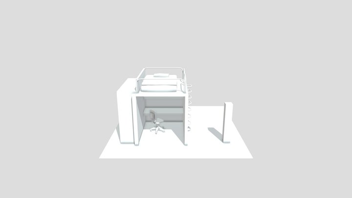 Coakley_ Bunk Bed Loft 3D Model