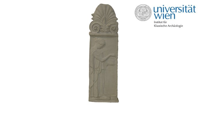 Grabrelief, Mädchen mit Pyxis, Inv.Nr. 264 3D Model