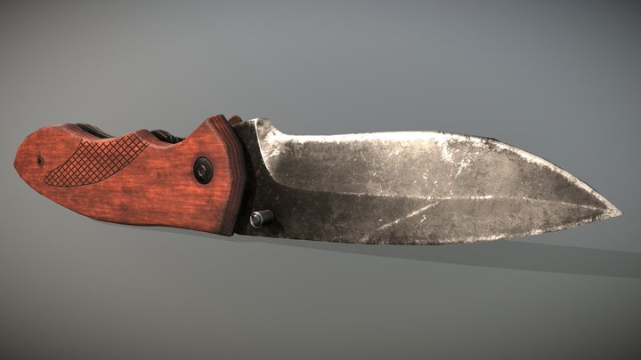 Pocket Knife 3D Model