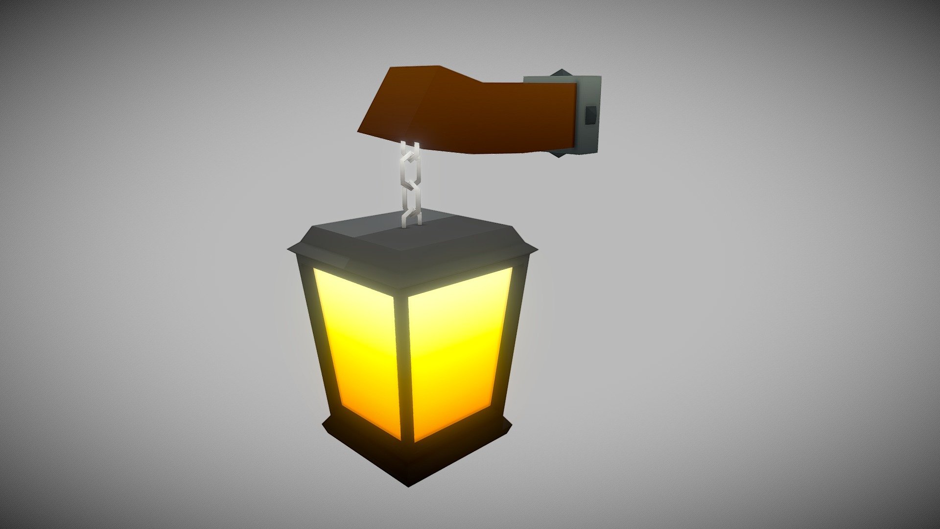 Wall Lantern Download Free 3D model by RobloxRob [1546fb8] Sketchfab