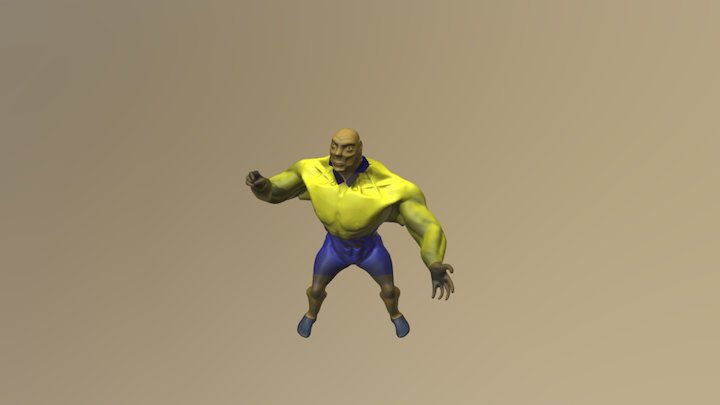 Bryant The Bully 3D Model