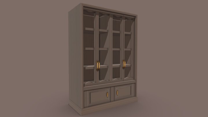 coffee shop shelf of azure lane – Free 3D Model STL
