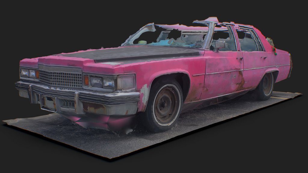 Cadillac Fleetwood Brougham 1997 pink