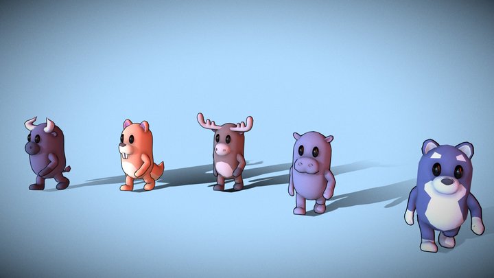 Hippopotamus 3D models - Sketchfab