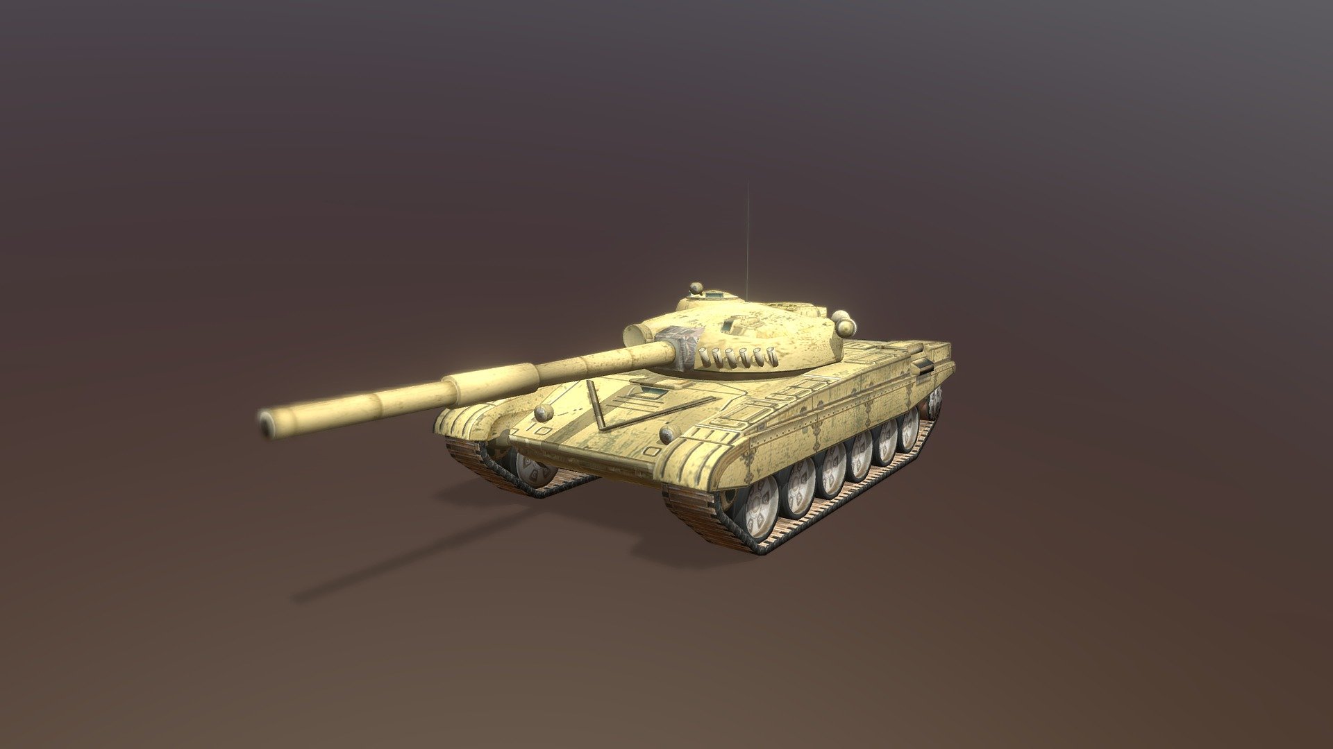 T72 MBT Low Poly - 3D model by Euramec [154b430] - Sketchfab