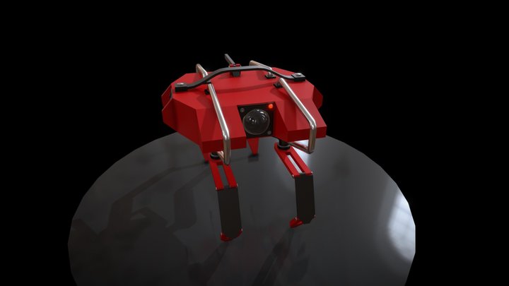 Walker droid idle 3D Model