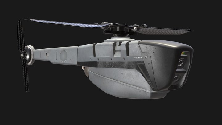 Black Hornet Drone 3D Model