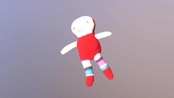 Red doll 3D Model