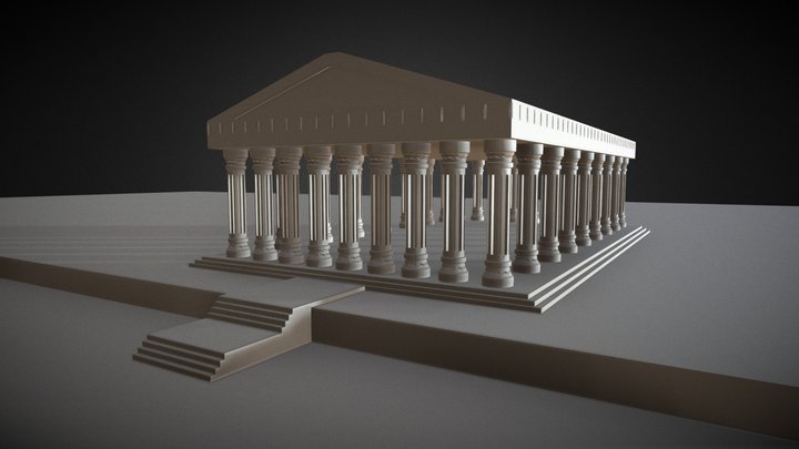 Temple 3D Model