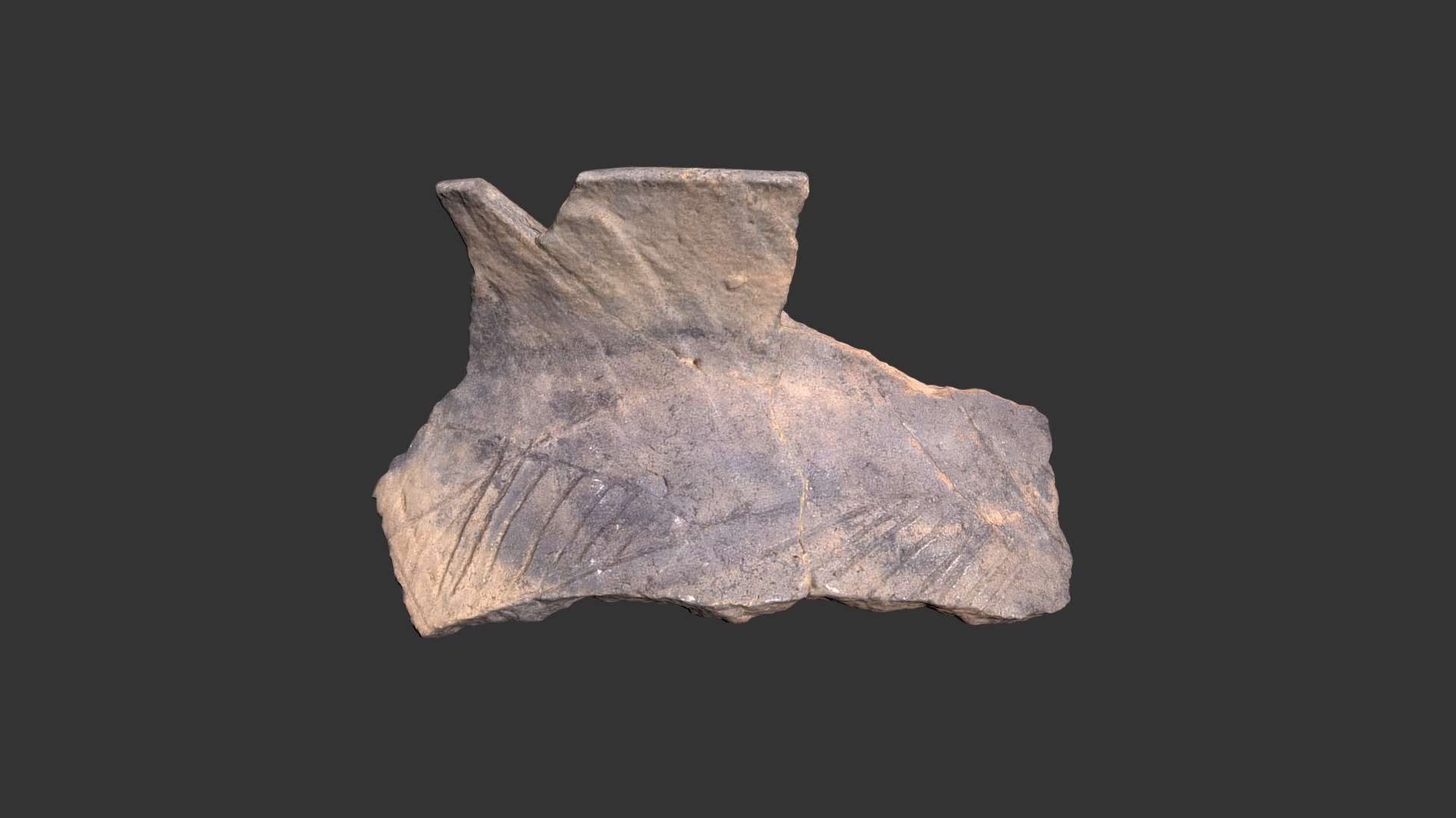 Caraway Incised Jar Rim (71p117)