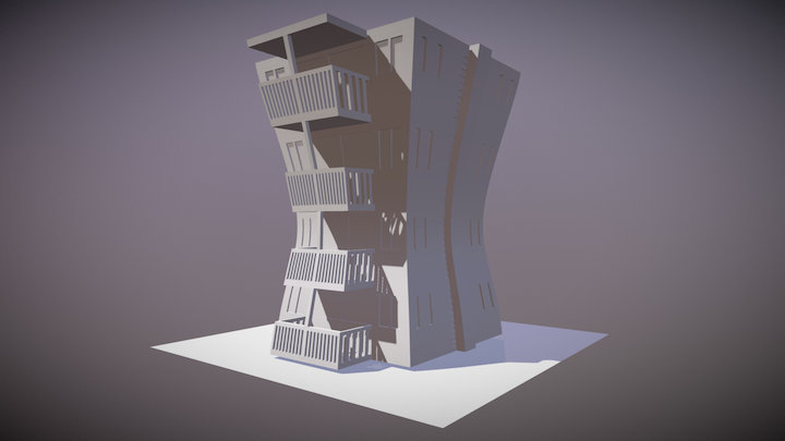 Stylised Building #2 3D Model