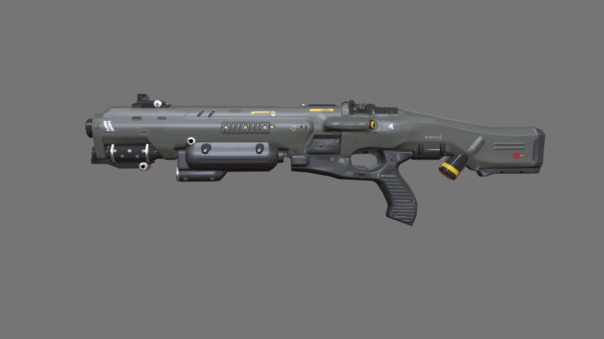 Doom Shotgun Study - 3D model by Zac Rutten (@Zacman70) [154e079 ...