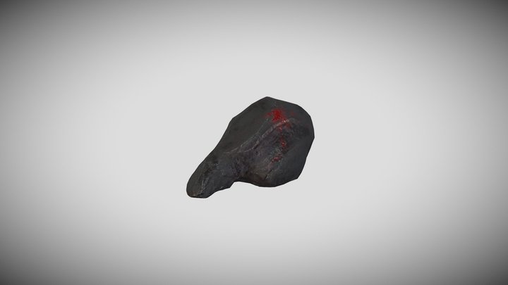 Horror Themed Rock 3D Model