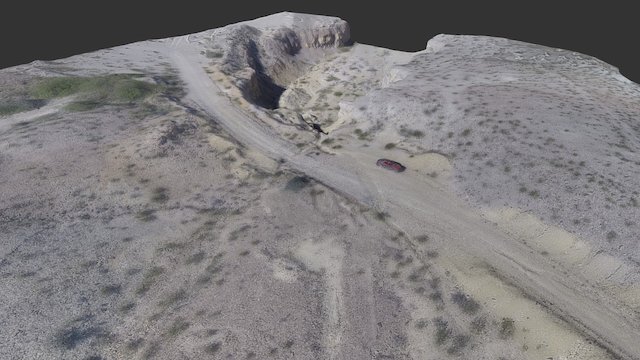 Mt. Criso Rey, NM - Quarry Area 3D Model