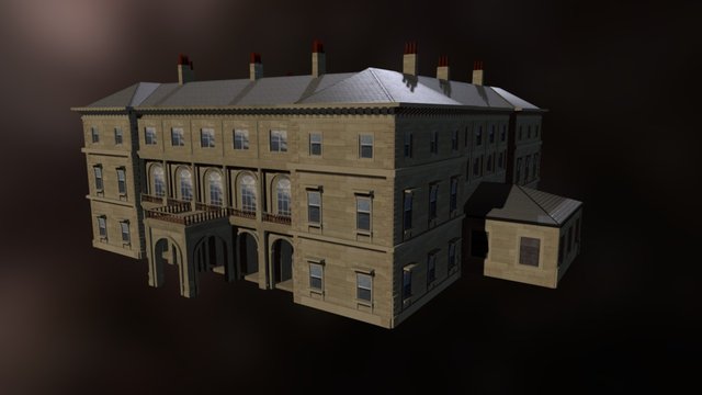 Royal Station Hotel 3D Model