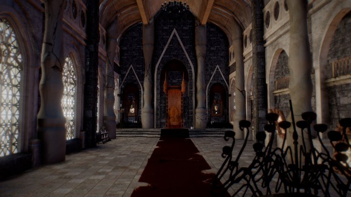 Forgotten Cathedral 3D Model