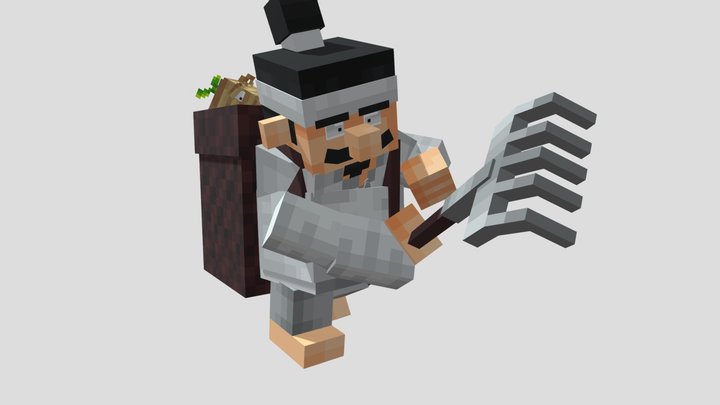 Farmer 3D Model