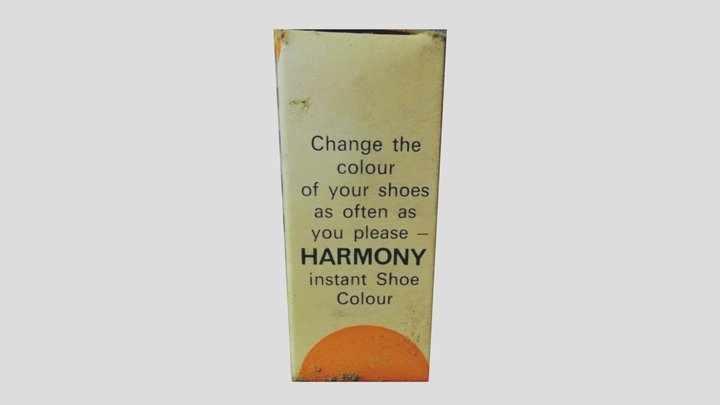 Harmony Shoe Colour 3D Model