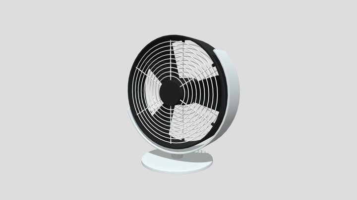 Table fan 3D Model