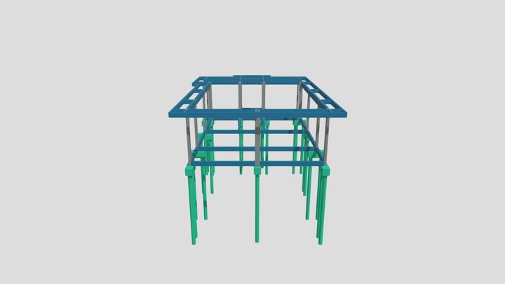 3D ESTRUTURAL ÁREA GOURMET 3D Model