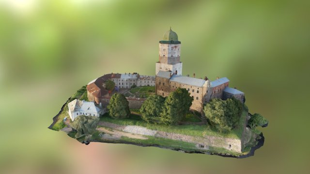 Vyborg Castle 3D Model