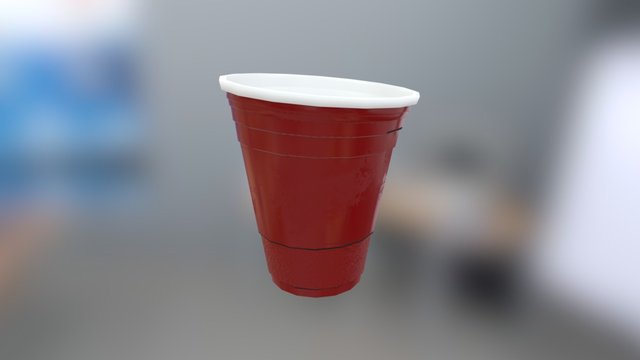 Plastic Cup 3D Model